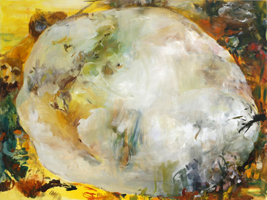 Puffball oil on canvas 150x200cm 2007